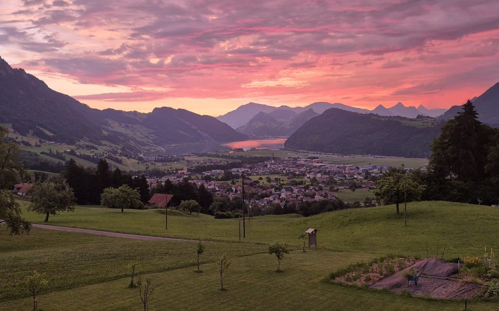 Ruetiberg-Hofmanufaktur_Abendrot-Aussicht