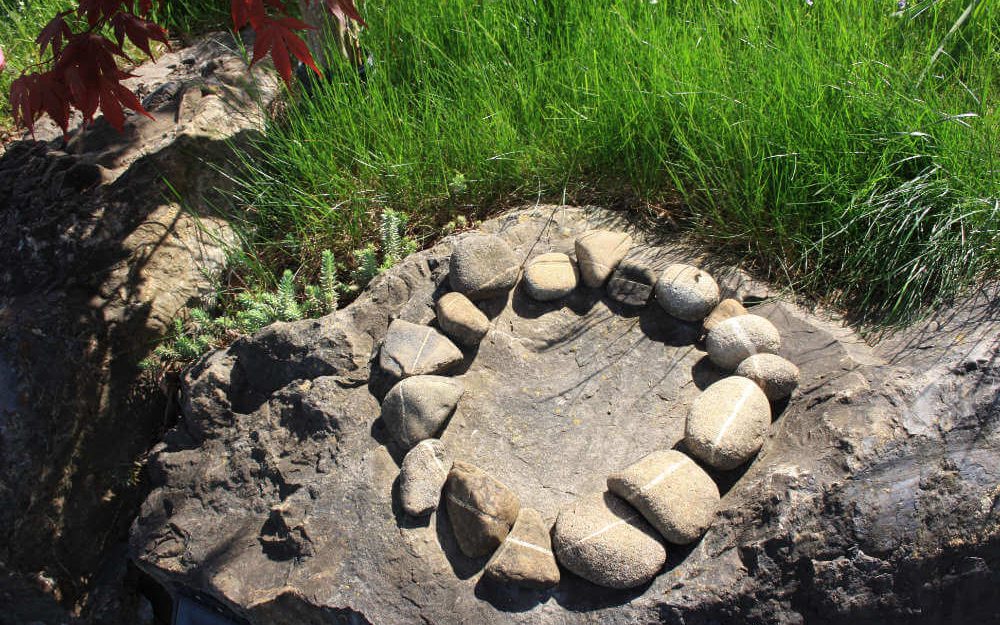 Kunst auf dem Rütiberg in Alpnach - Stein Kreis
